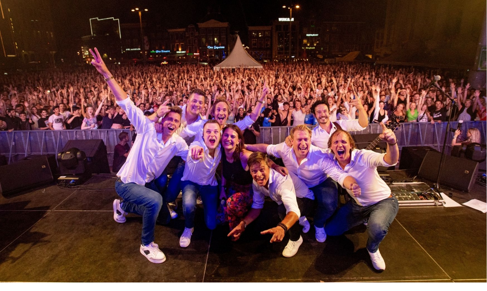 Groove Department performing live